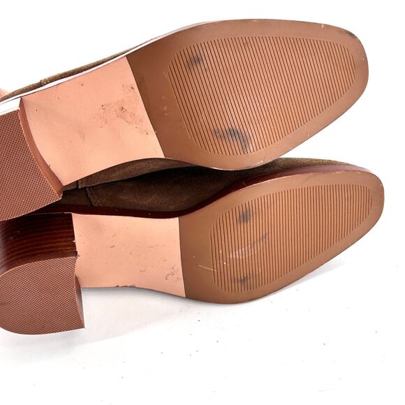 Steve Madden Rhiannon Chelsea Boots 8 Tan Suede NWOT Ankle Booties Boho Western - Picture 10 of 10